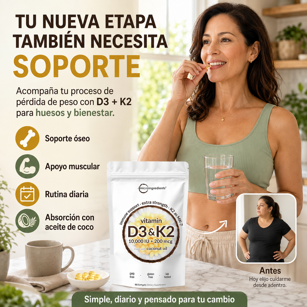 Tu rutina diaria también necesita soporte
