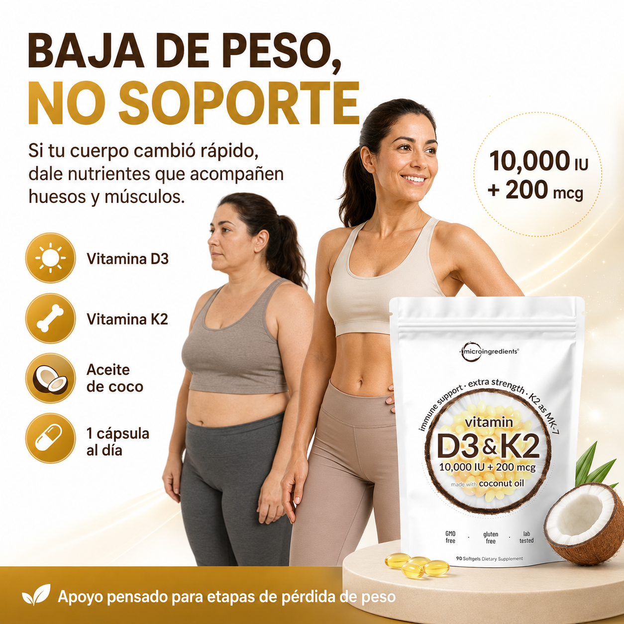 Soporte nutricional para tus huesos